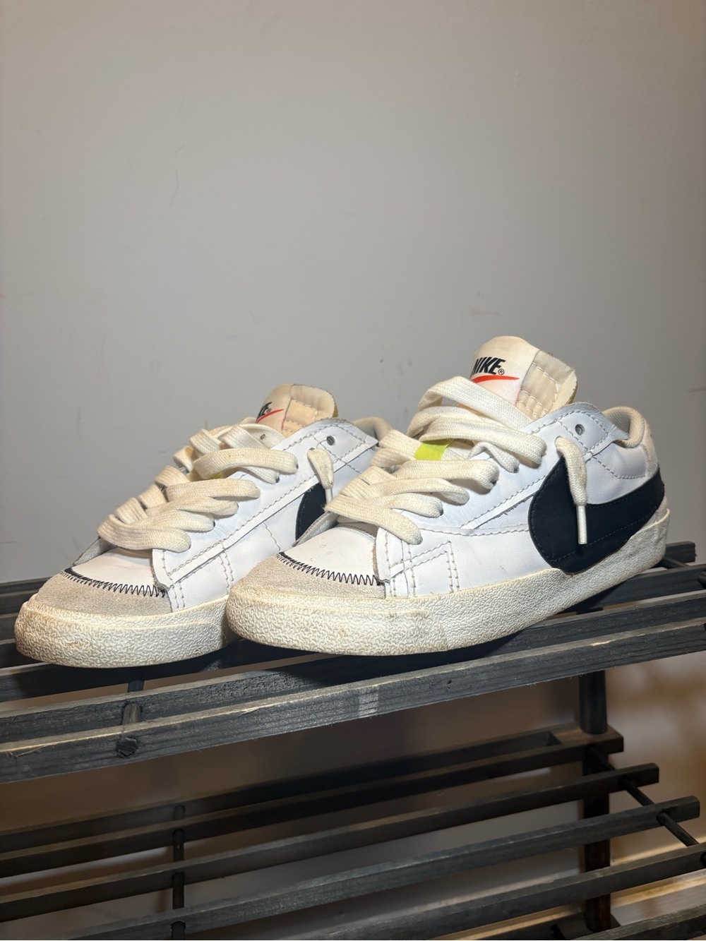 Nike blazers low 77 vintage white and black
